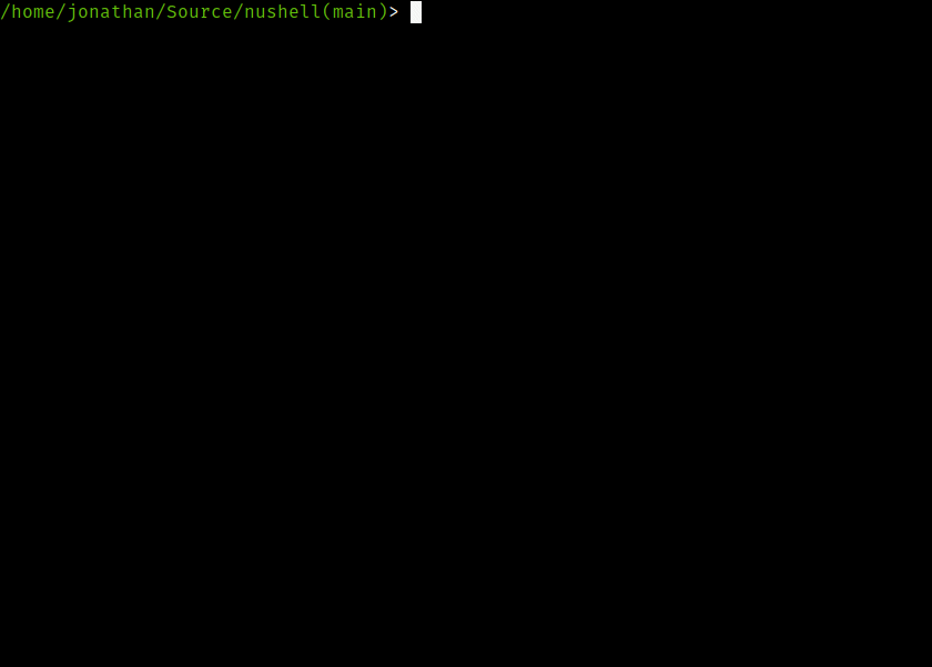 Example of nushell Example of nushell