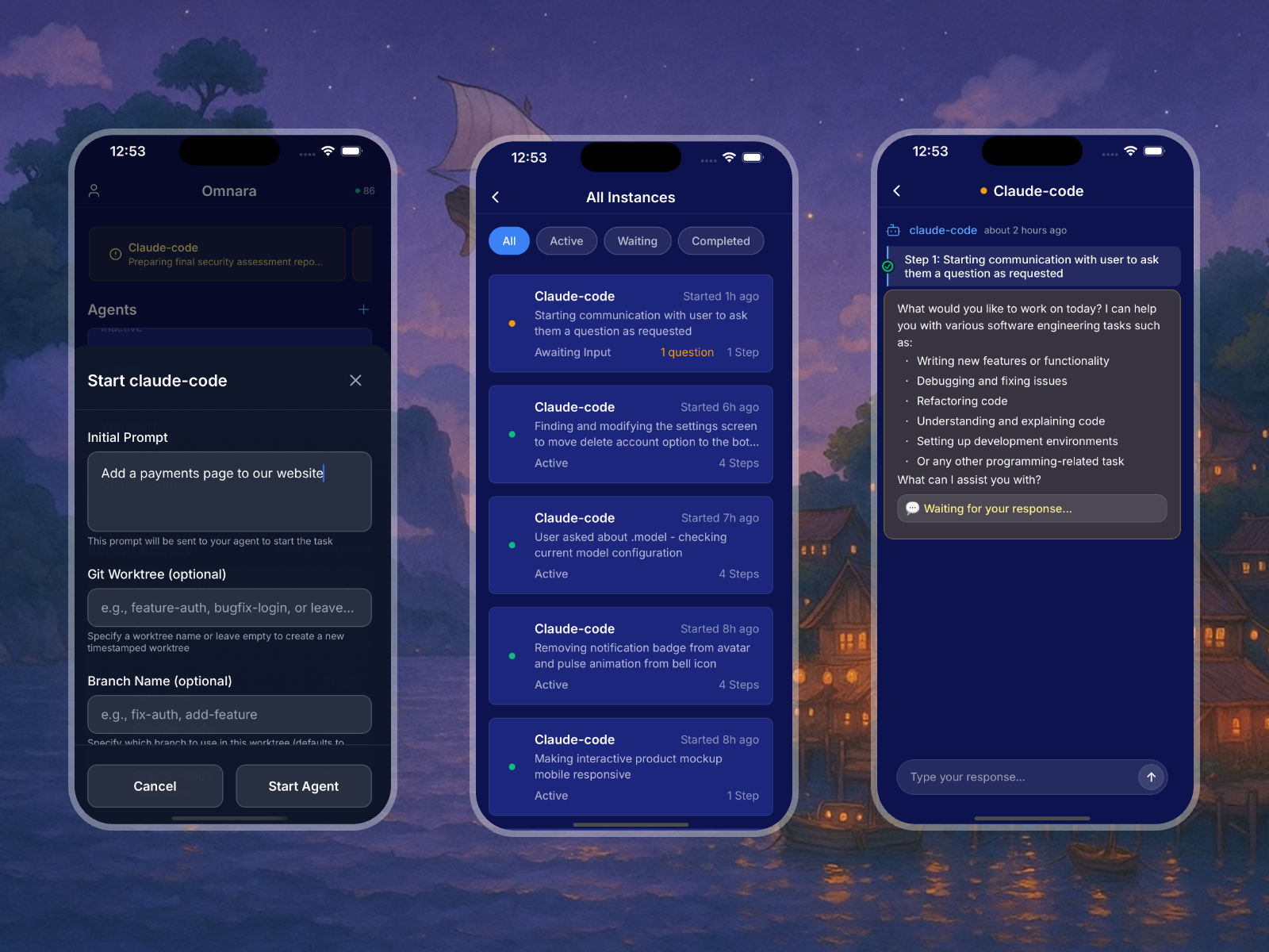 Omnara Mobile Experience