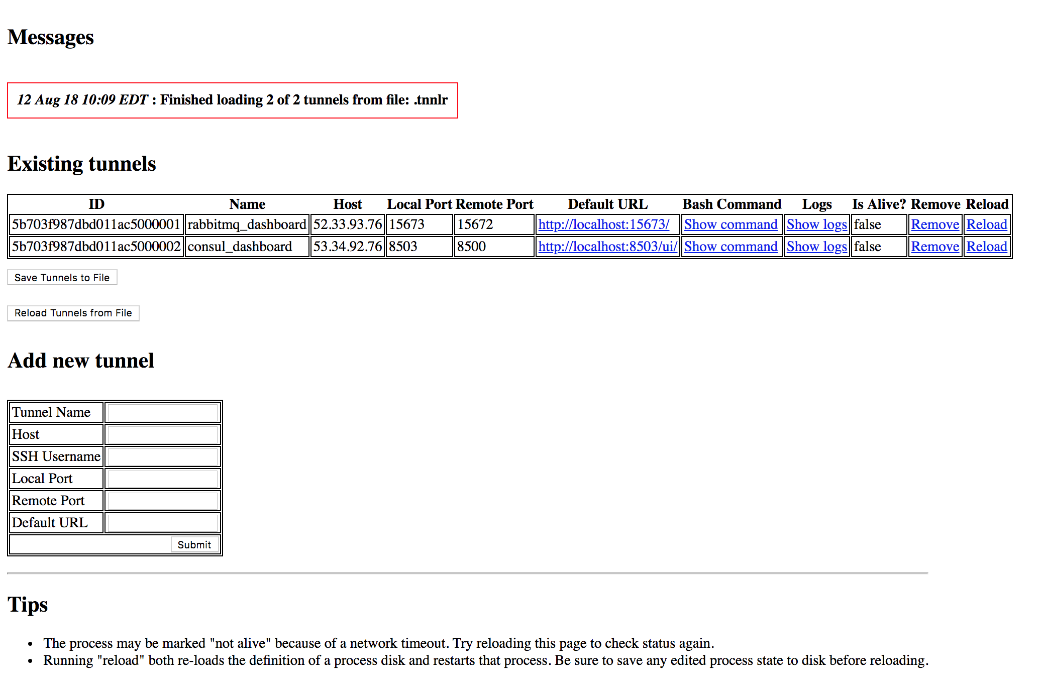 Web UI Alt text