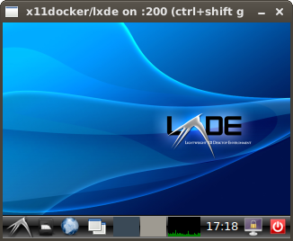 LXDE desktop in docker LXDE in xpra